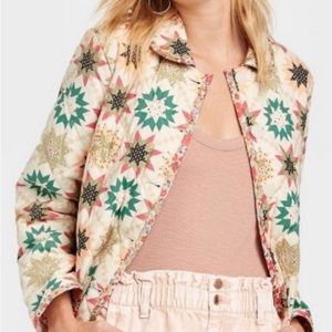 Universal Threads Patchwork Quilted Jacket